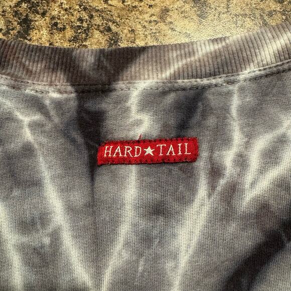Hard Tail Forever Sweatshirt Tie Dye Boho Hipster Retro Grunge Indie Gray Small - Picture 5 of 6